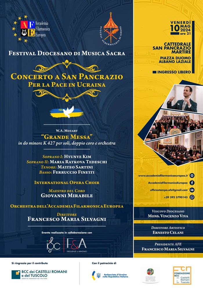 Concerto a San Pancrazio per la Pace in Ucraina
