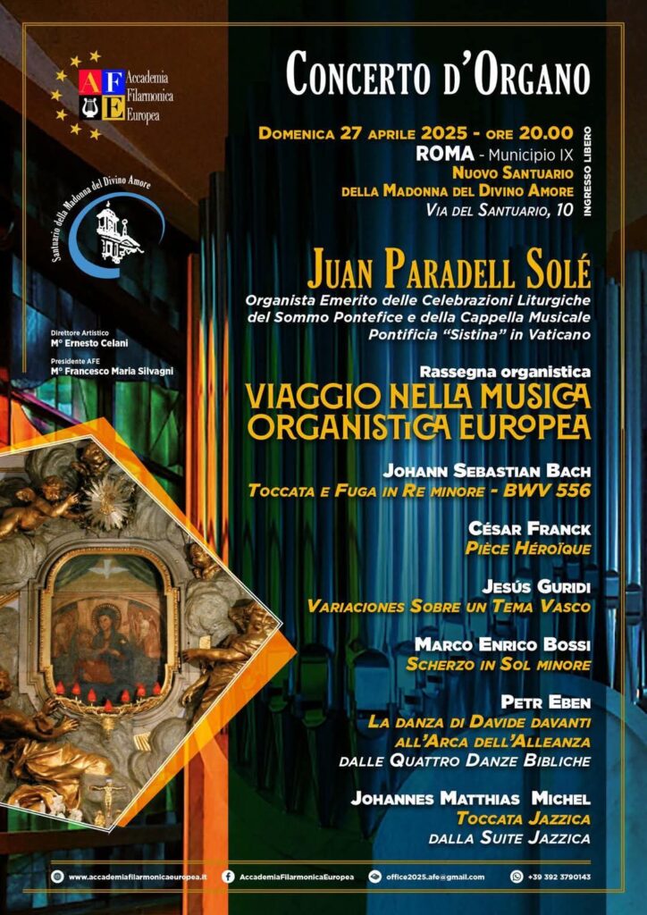 Viaggio nella musica organistica Europea